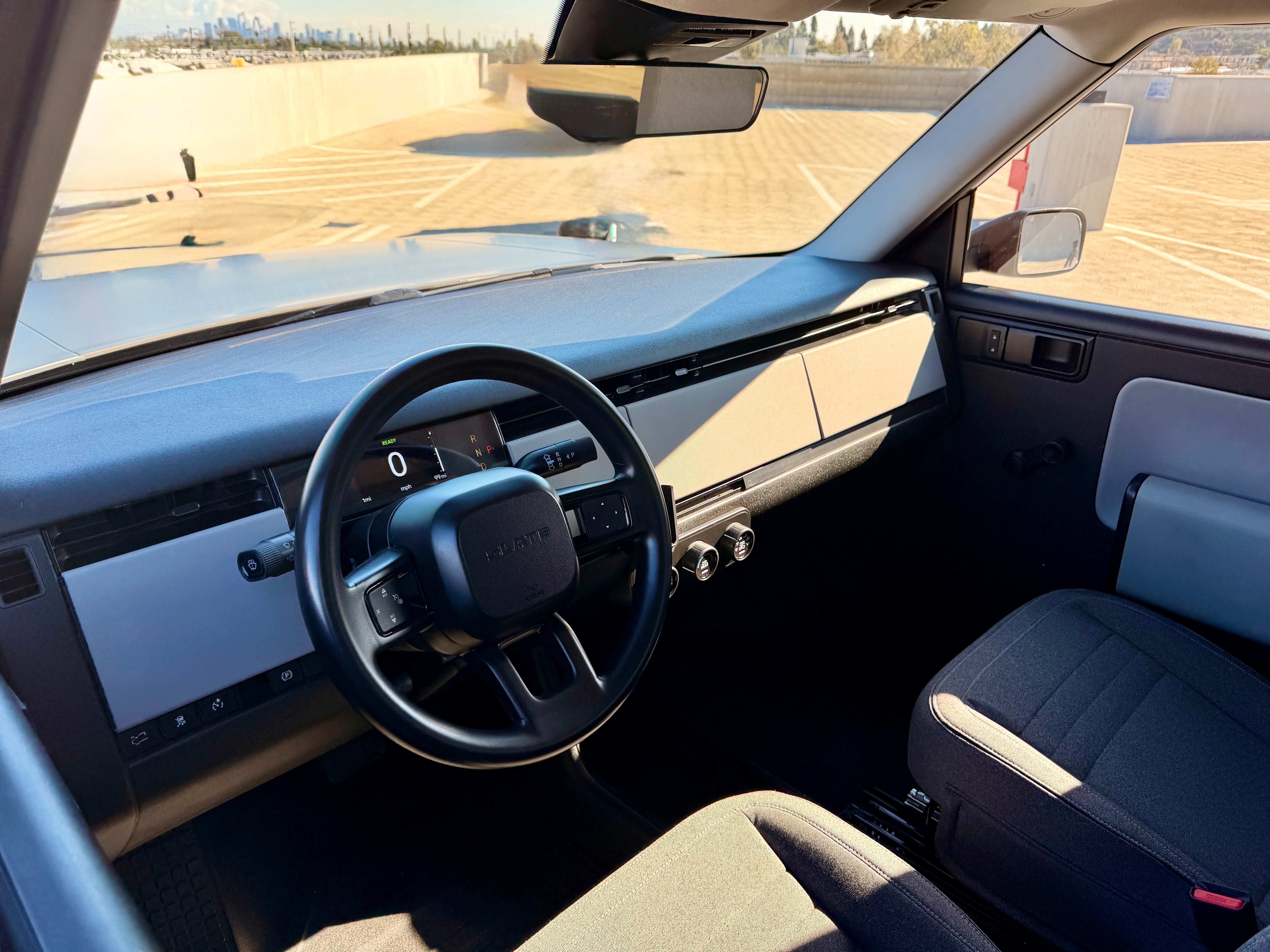 The Slate interior is basic, but functional. It's a canvas for owners to personalise