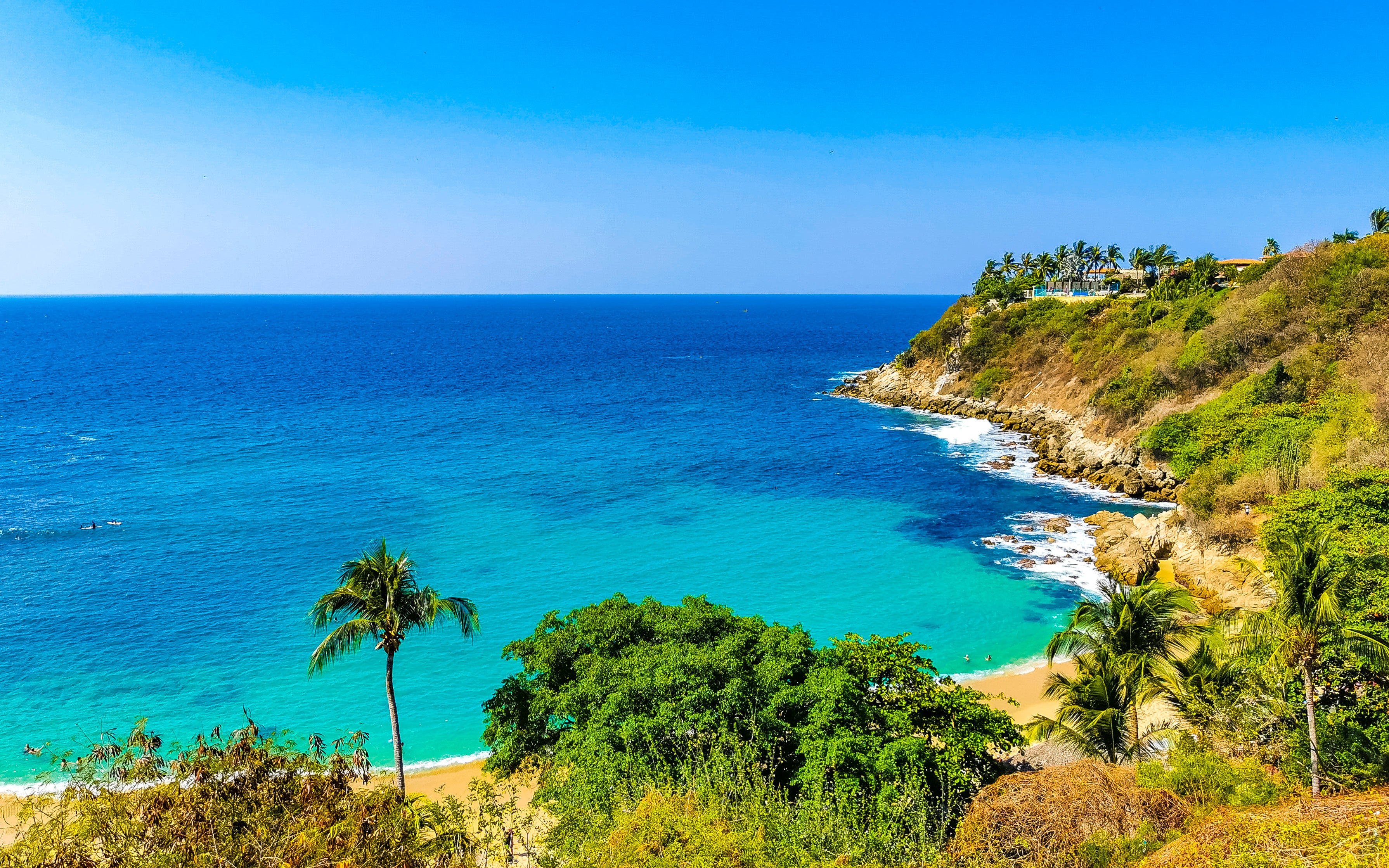 Puerto Escondido is home to Playa Carrizalillo, one of Mexico’s most beautiful beaches