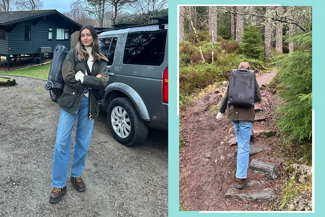 <p>The hybrid backpack boasts wheels and adjustable straps</p>