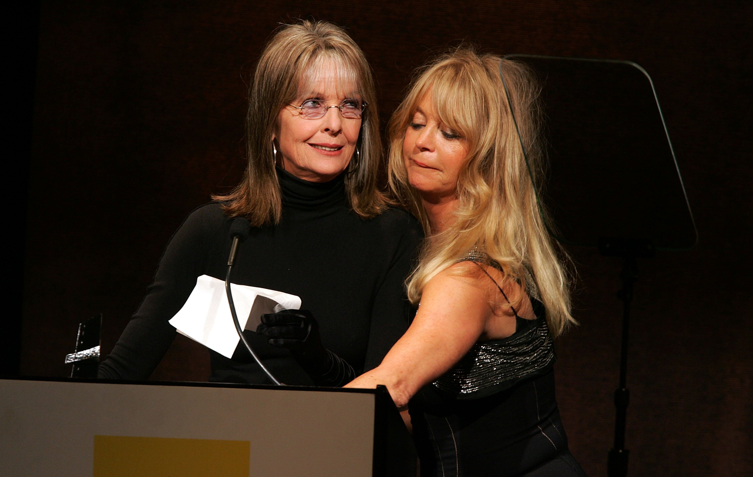 Diane Keaton and Goldie Hawn pictured in 2005