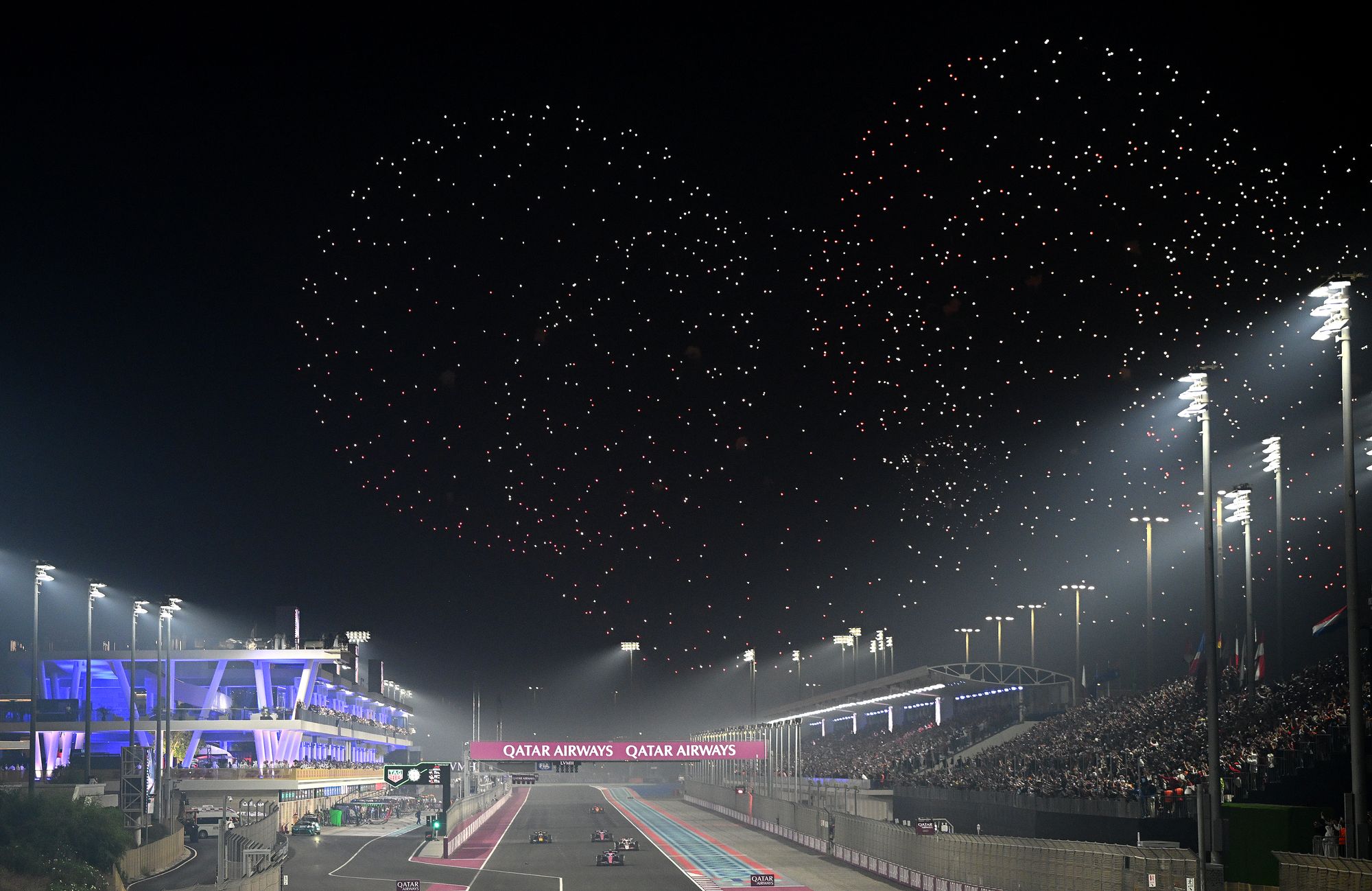 The F1 Grand Prix of Qatar at Lusail International Circuit. The influencers posted videos at the red carpet for a Formula 1 race