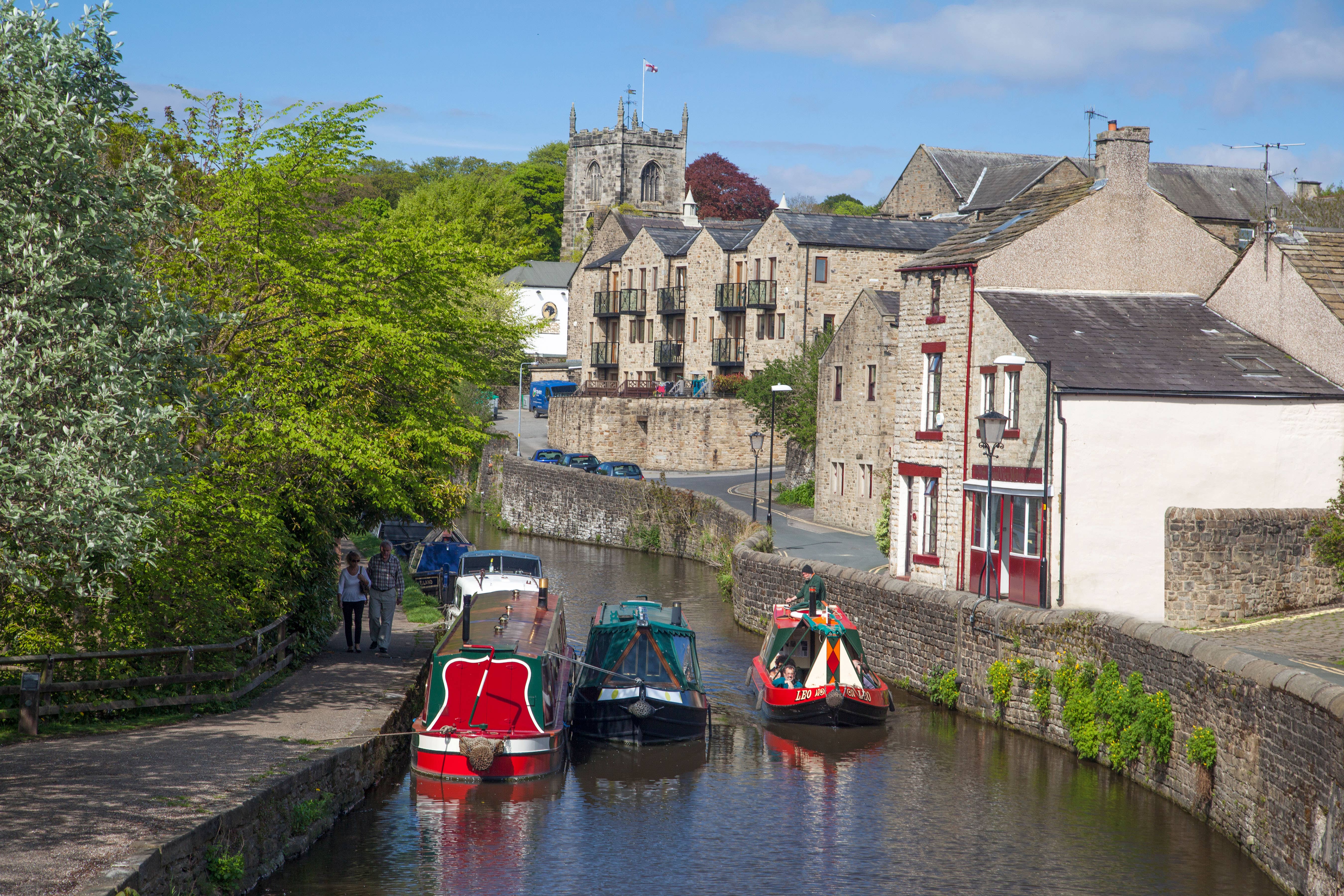 Skipton has been named the happiest place to live in Britain (Alamy/PA)