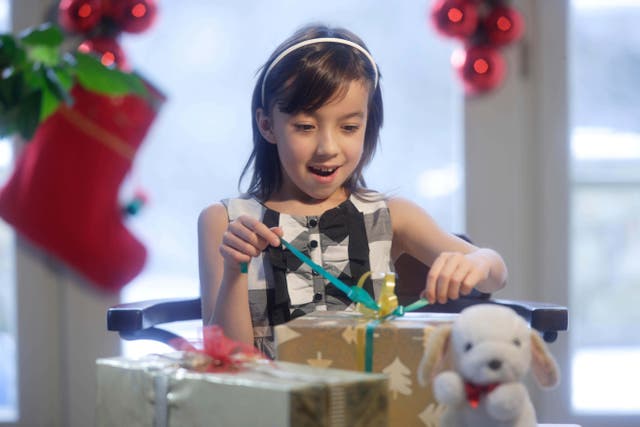 You can still make Christmas memorable for children without spending a king’s ransom (Alamy/PA)