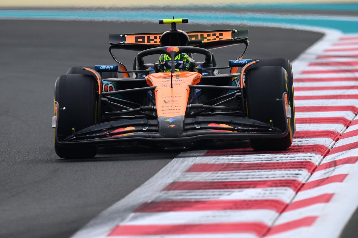 F1 Abu Dhabi GP live: Norris dramatically pips Verstappen to quickest lap in opening practice