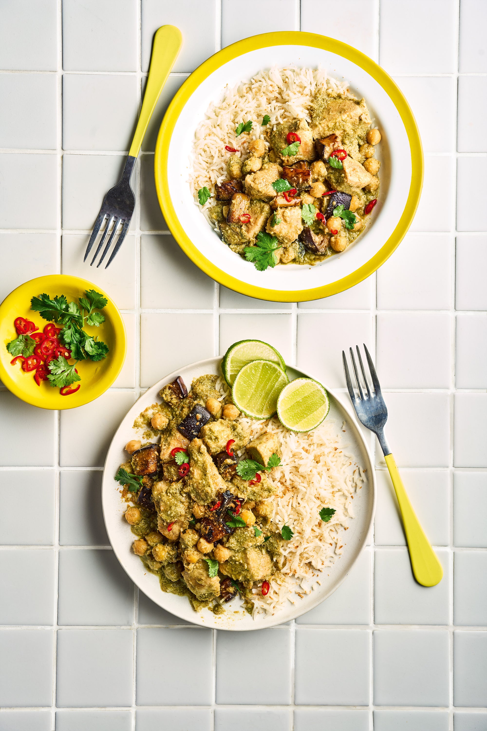 Thai green curry that doubles as breakfast in the Wicks household – and he swears the kids love it