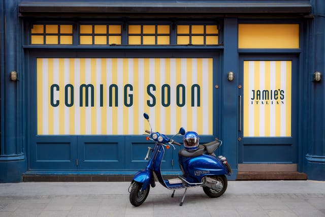 <p>Jamie’s Italian is to be relaunched with a restaurant in London next year (Jamie’s Italian/PA)</p>