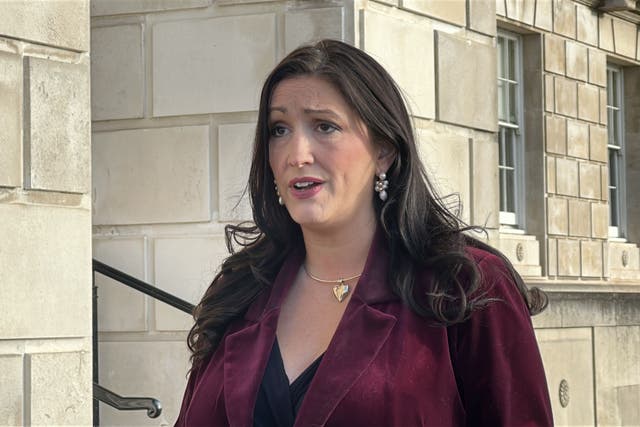 Deputy First Minister Emma Little-Pengelly pressed the Prime Minister on post-Brexit rules around veterinary medicines and cars (Liam McBurney/PA)