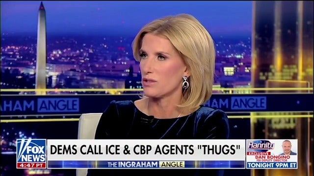 <p>Fox News host Laura Ingraham said that it is ‘borderline illegal’ for Democratic lawmakers to call masked ICE agents ‘thugs’ and called for ‘accountability.’</p>