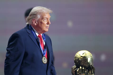 <p>U.S. President Donald Trump receives the FIFA Peace Prize during the FIFA World Cup 2026 Official Draw at John F. Kennedy Center for the Performing Arts on December 05, 2025 in Washington, DC</p>