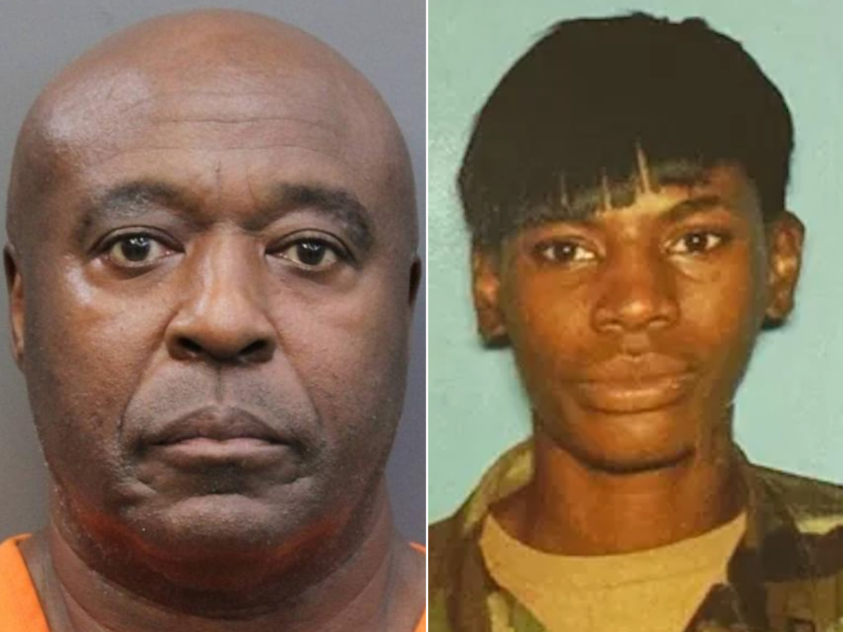 <p>Andrew Dykes (left), of Tampa, was arrested on Wednesday and charged with two counts of murder in connection with the 1997 deaths of Tanya Jackson (right) and daughter Tatiana Dykes</p>