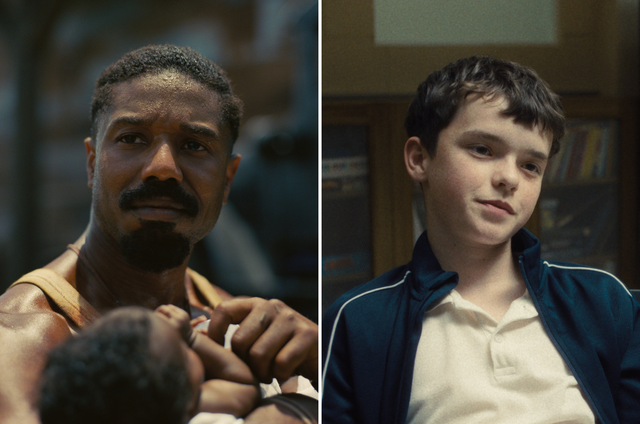 <p>(L-R) Michael B. Jordan in 'Sinners' and Owen Cooper in 'Adolescence'</p>