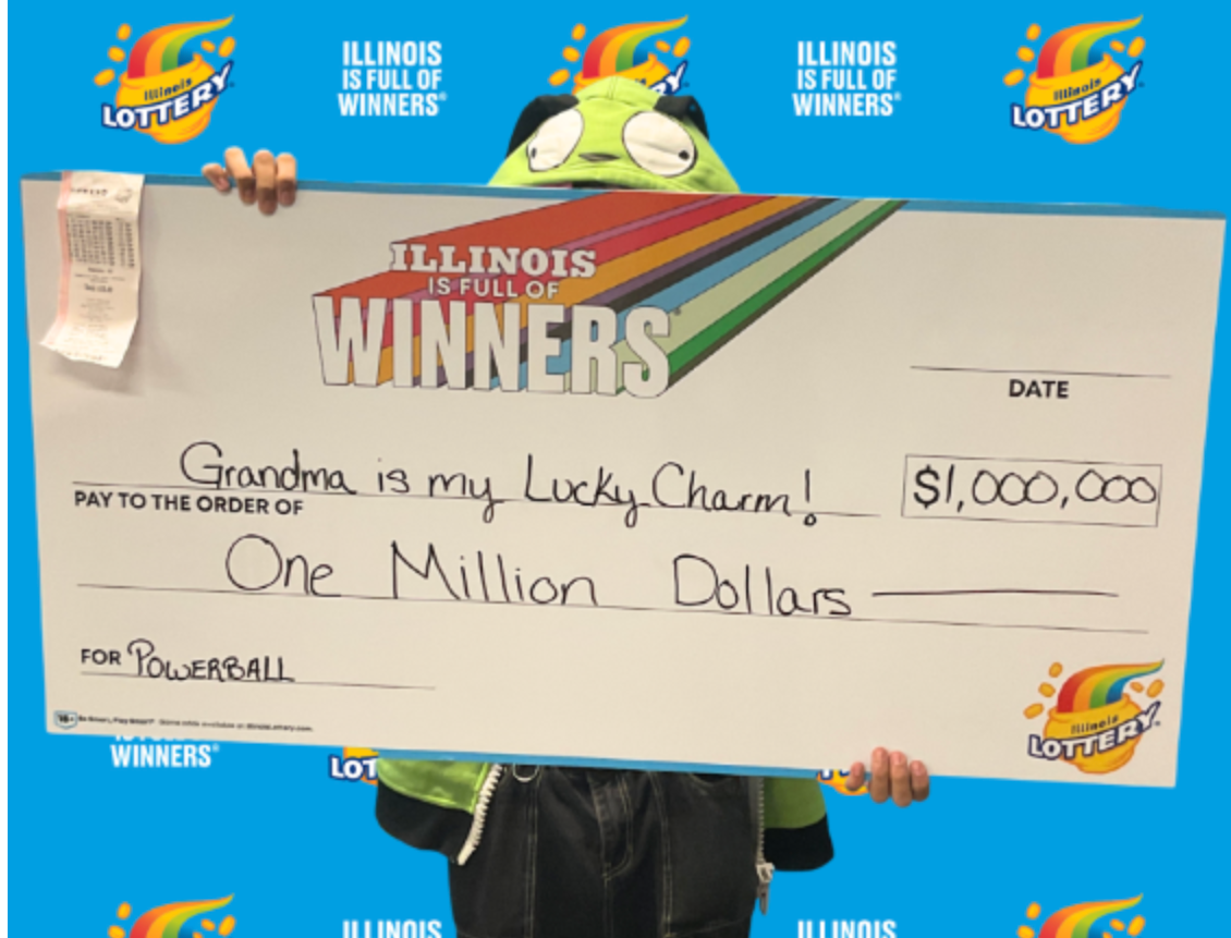 The winner ran into his grandmother as he purchased the winning ticket