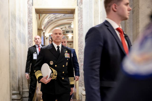 <p>Adm. Frank Bradley gave a closed-door briefing to a dozen lawmakers this week about the September 2 double-tap strike against an alleged drug boat</p>
