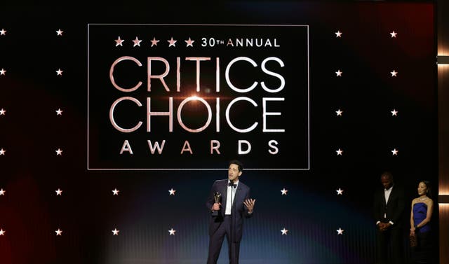 <p>Adrien Brody accepts the Best Actor award for ‘The Brutalist’ onstage during the 30th Annual Critics Choice Awards at Barker Hangar on February 07, 2025 in Santa Monica, California</p>
