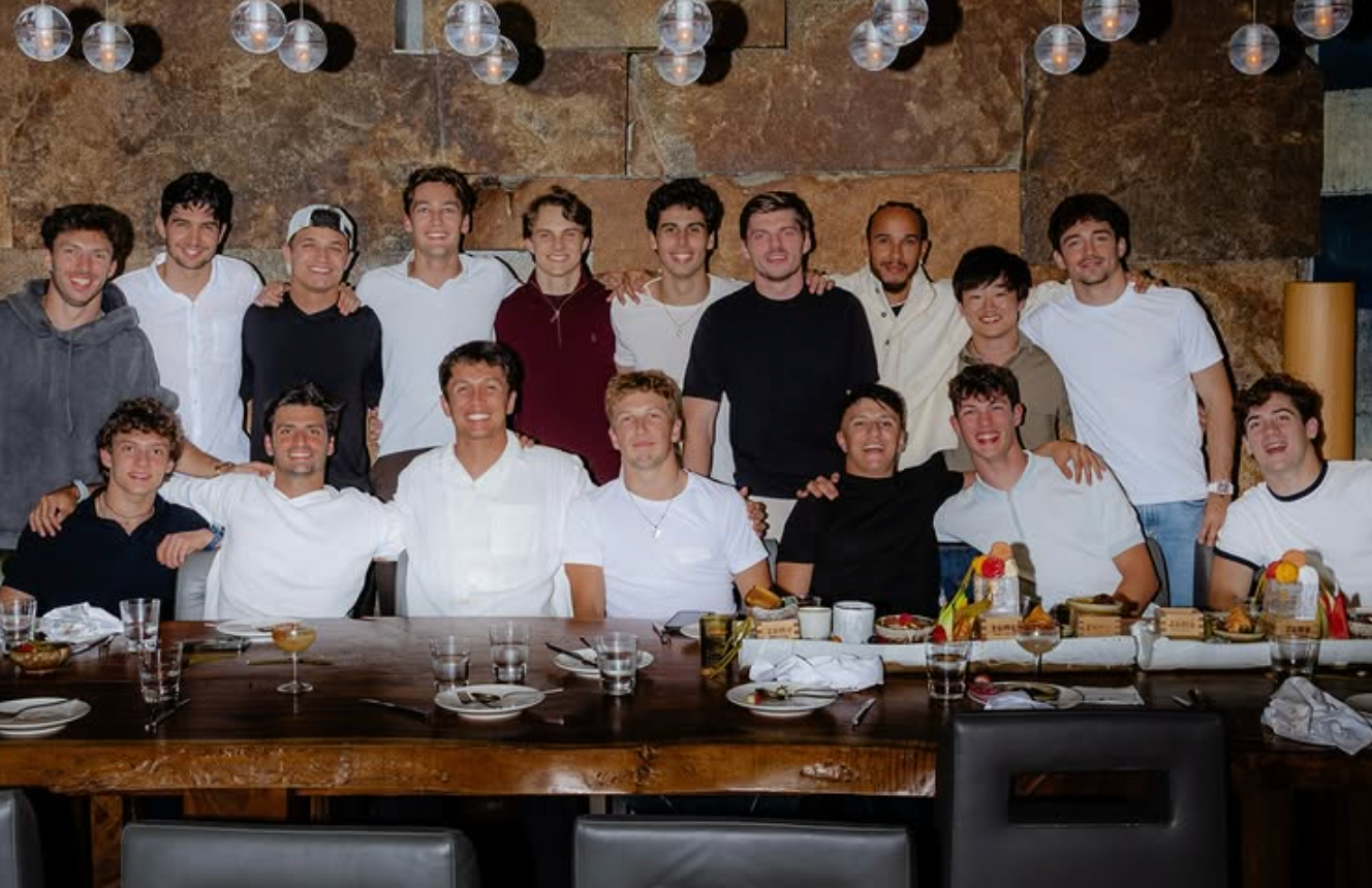 The F1 drivers gather for their 2025 end-of-season dinner