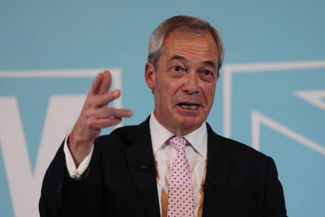 Nigel Farage will head north of the border (Ben Whitley/PA)