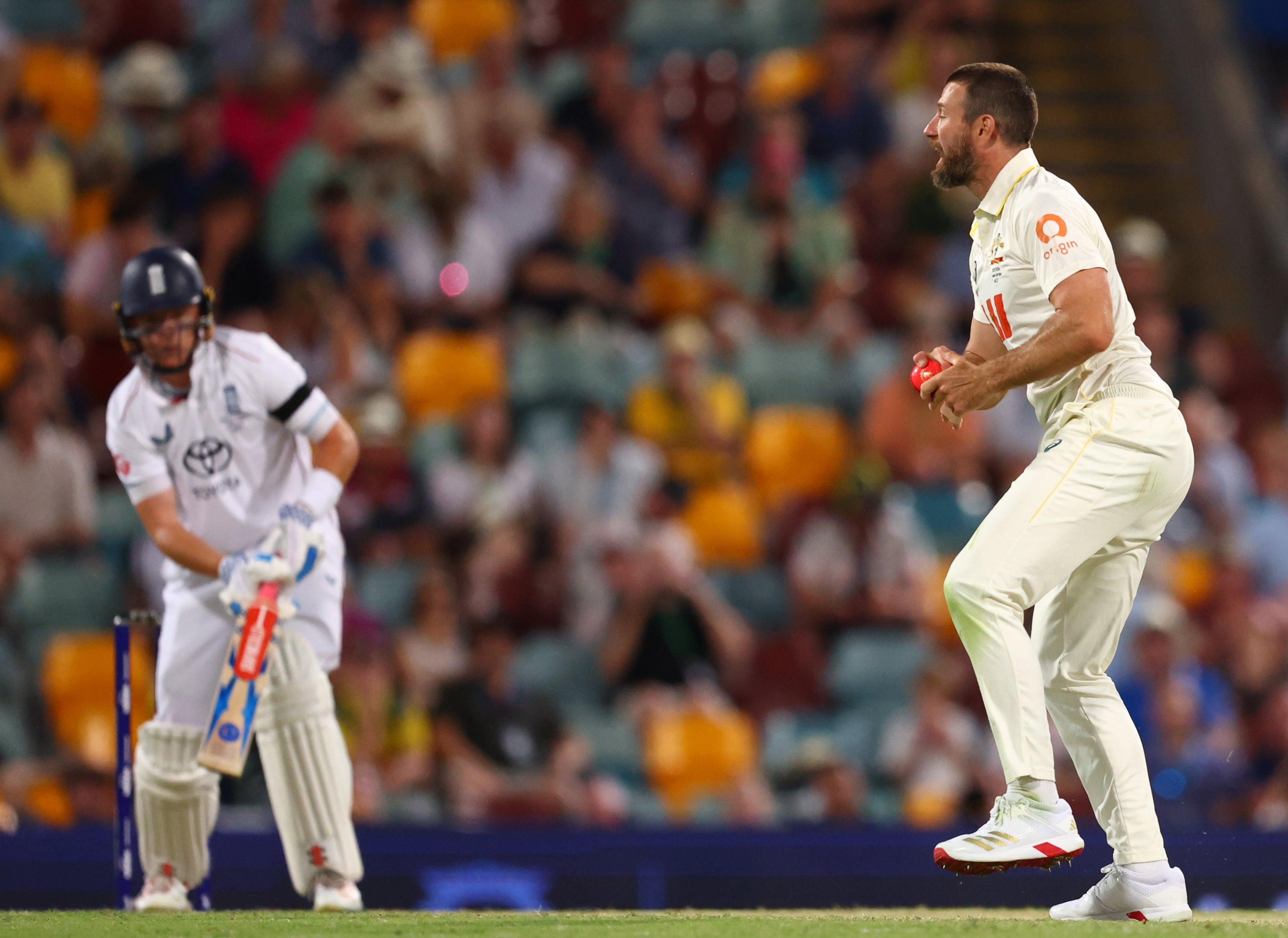 Michael Neser took two sharp catches off his own bowling