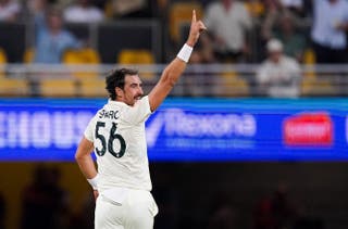 Mitchell Starc starred with bat and ball
