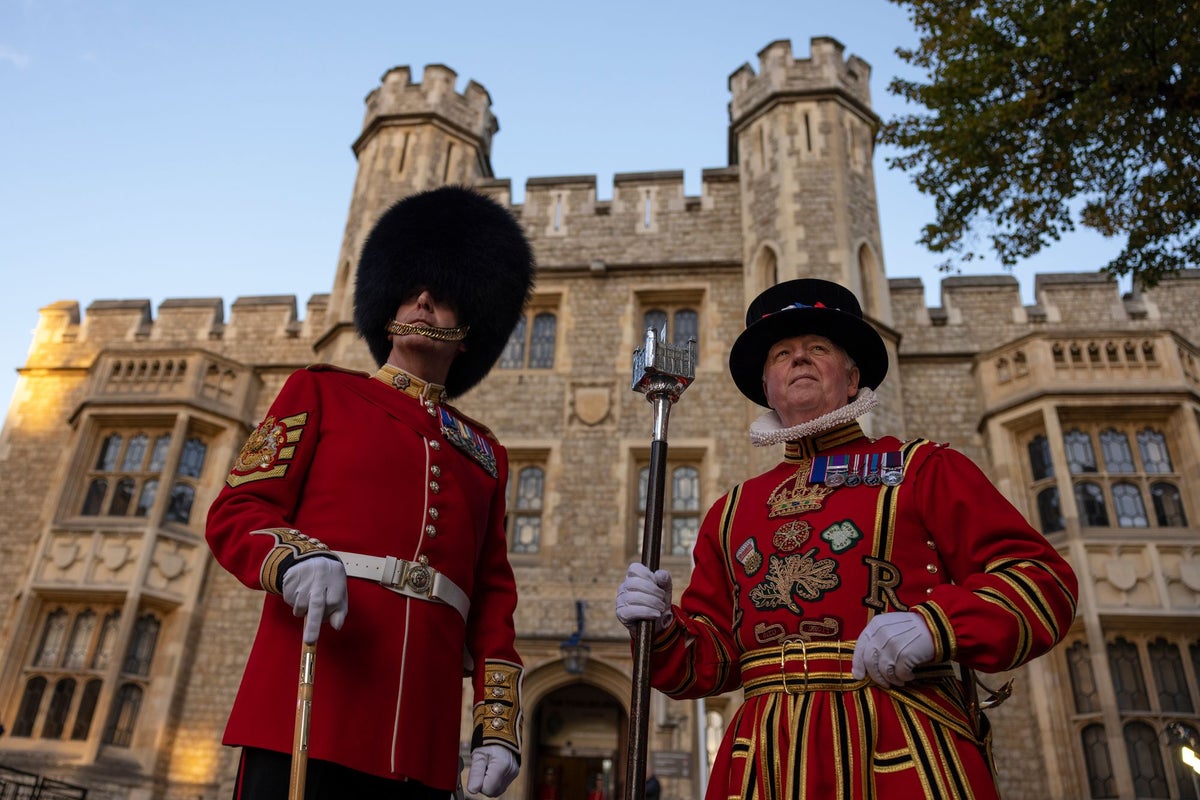 Tower of London closed after protesters ‘throw food’ at Crown Jewels display case