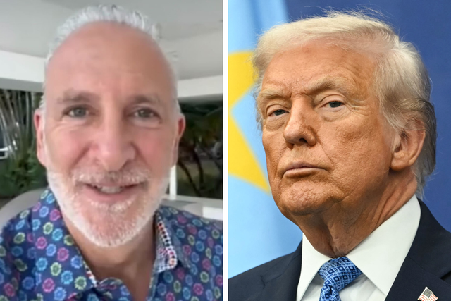 <p>President Donald Trump erupted on Truth Social Saturday following a 'Fox & Friends' appearance by Bitcoin critic Peter Schiff </p>