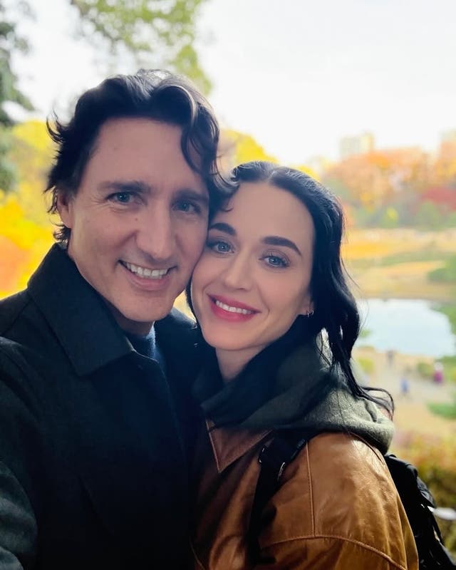 <p>Justin Trudeau and Katy Perry</p>