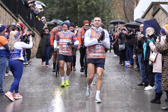Kevin Sinfield has raised over £1million this week (Danny Lawson/PA)