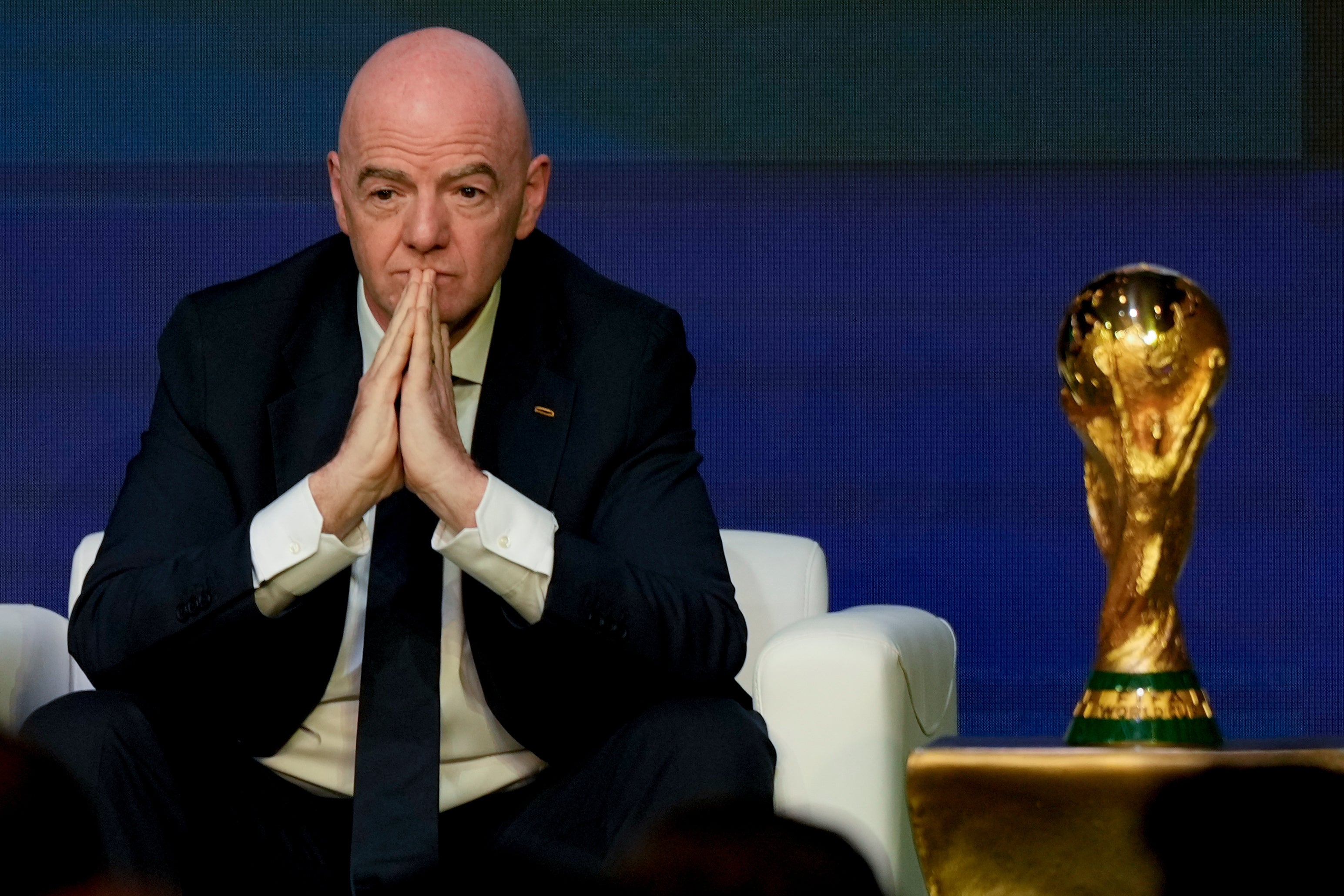 <p>Fifa has received complaints from Egypt and Iran about playing in a World Cup ‘Pride’ match</p>