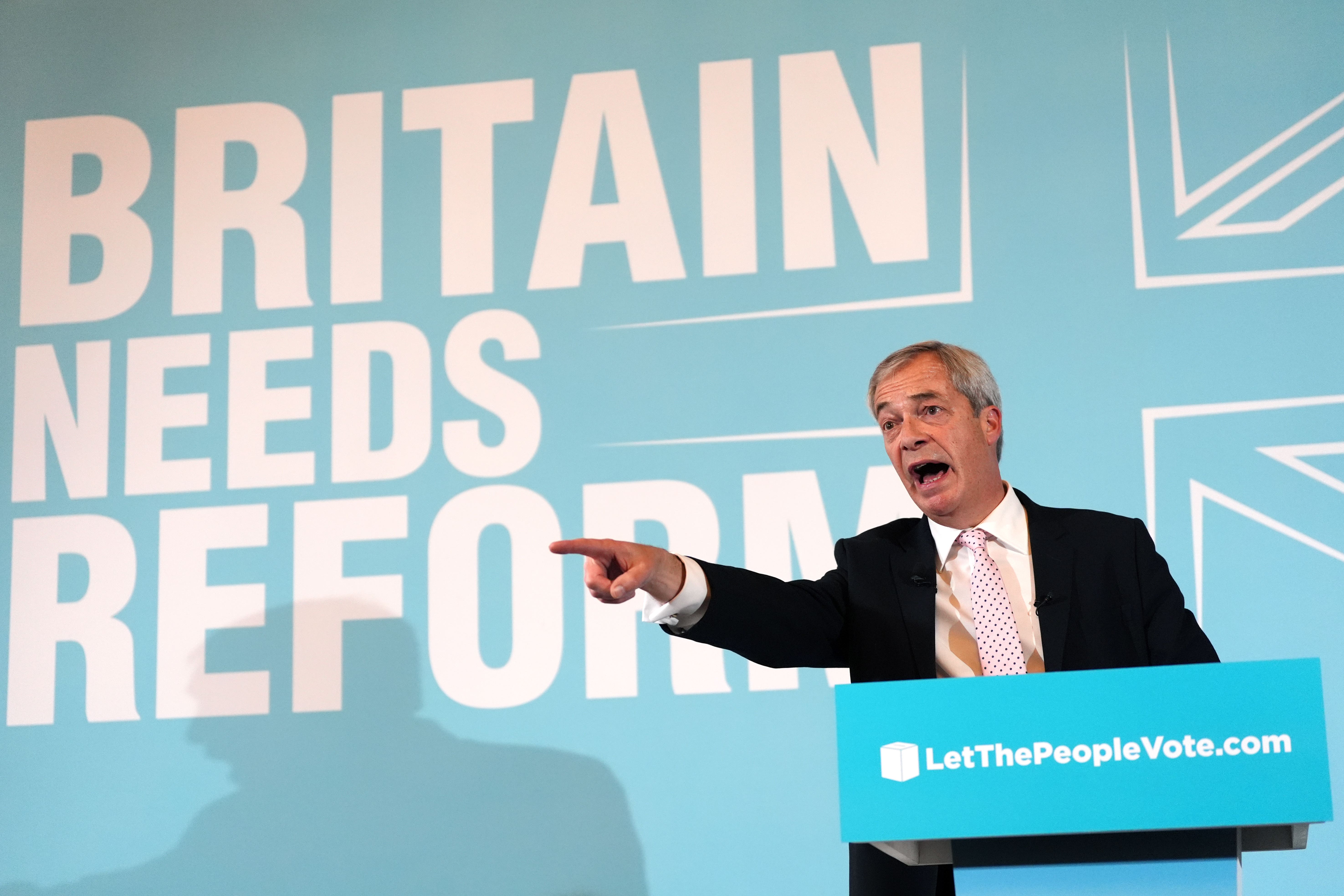 Reform UK leader Nigel Farage has faced repeated questions over allegations he made racist and antisemitic remarks while at school (Ben Whitley/PA)