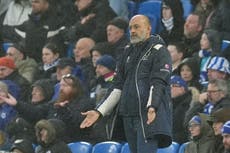 Nuno Espirito Santo: West Ham were denied win at Brighton by two VAR mistakes