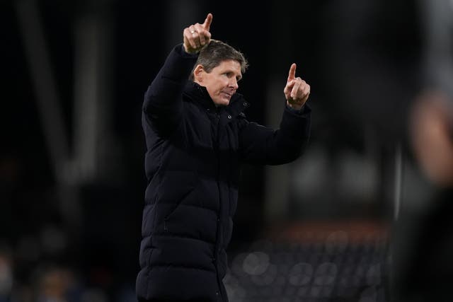 Crystal Palace manager Oliver Glasner has downplayed his side’s lofty position in the league after beating Fulham (John Walton/PA)