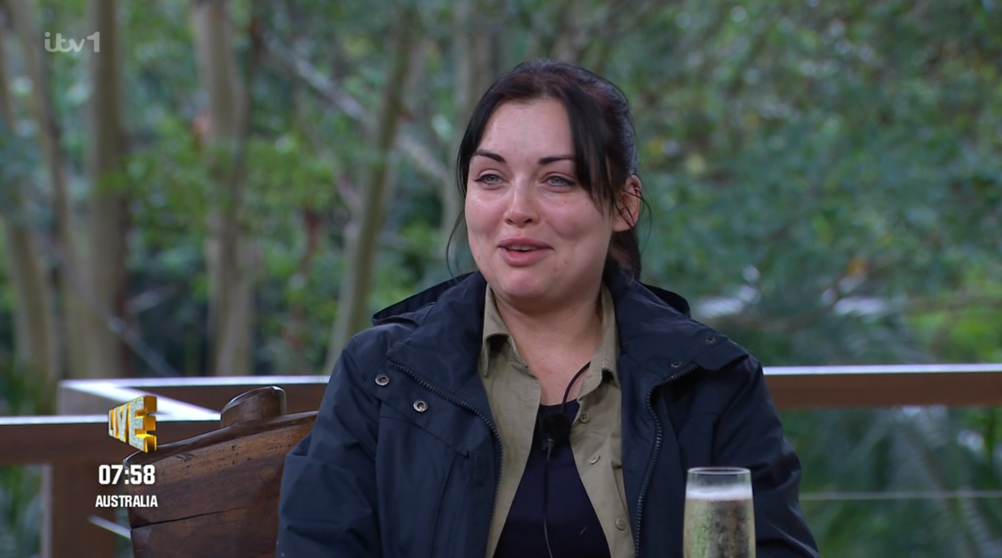 Shona during the ‘I’m a Celeb’ final