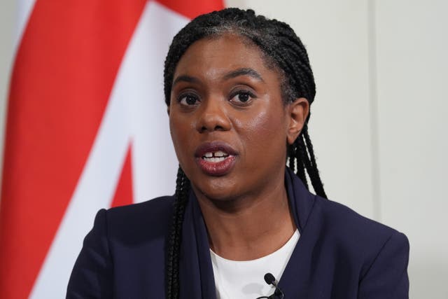 Kemi Badenoch has been assisted in drawing up the terms of reference for the inquiry by some victims and survivors of abuse (Lucy North/PA)