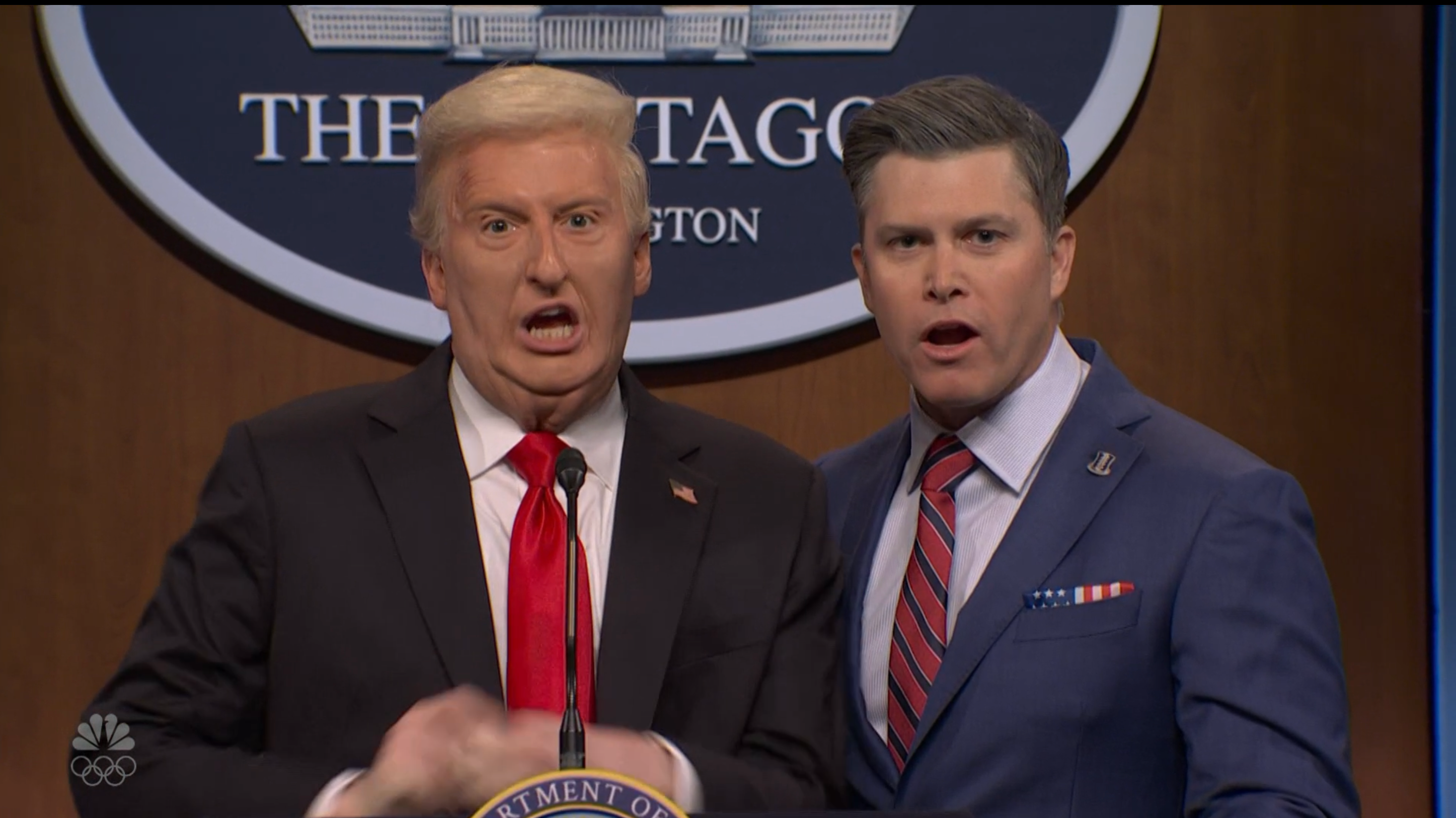In its cold open, SNL skewered President Donald Trump and Defense Secretary Pete Hegseth over the administration's targeting of alleged drug boats in the Caribbean Sea.