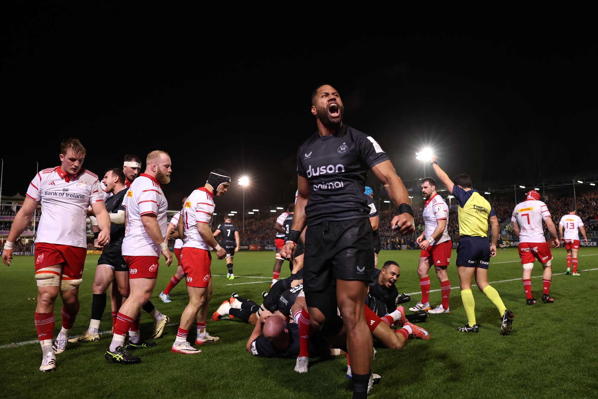 Bath overpowered Munster on a rainy night at The Rec