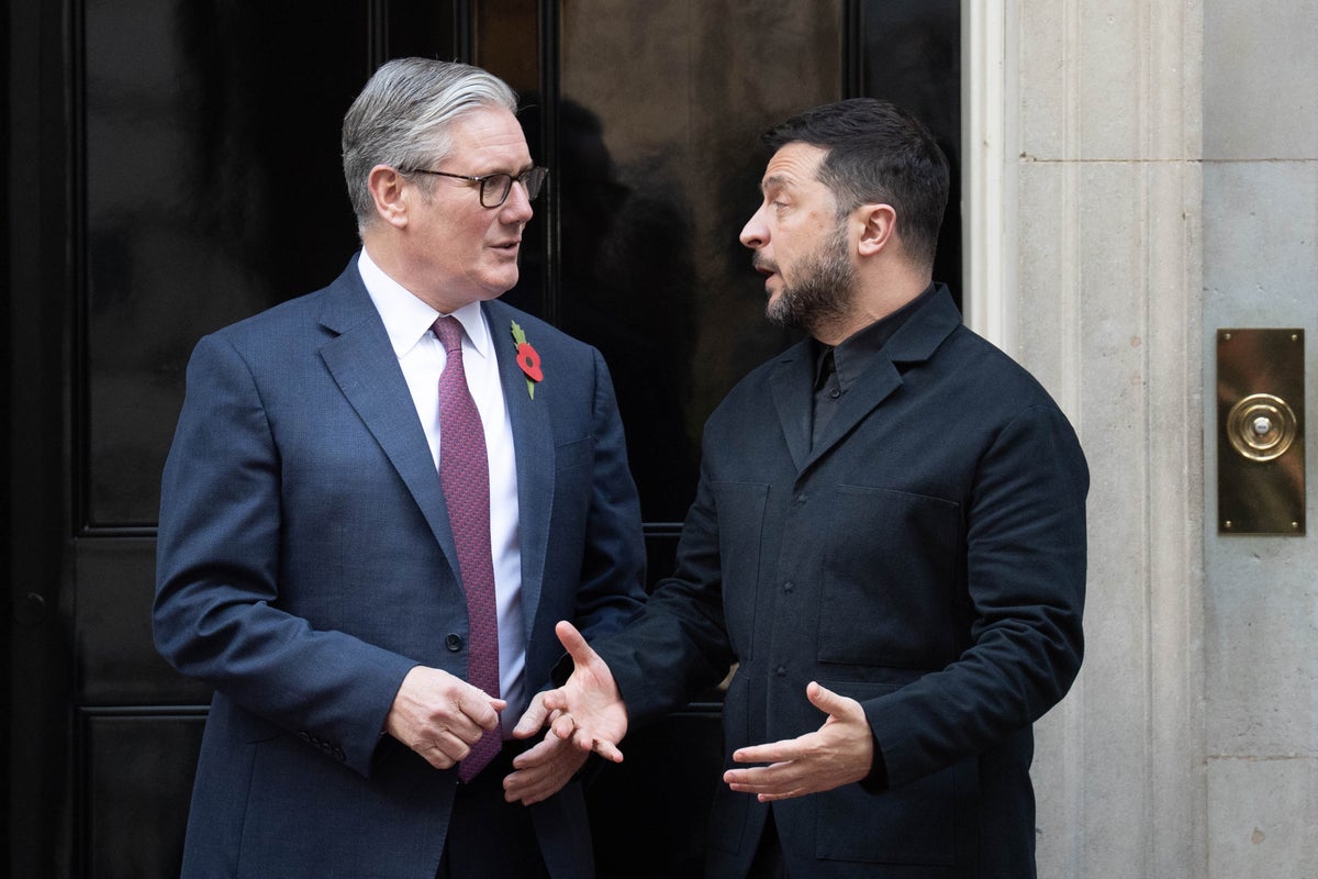 Ukraine-Russia war latest: Zelensky to meet Starmer and EU allies as Trump says Kyiv ‘isn’t ready’ for peace deal