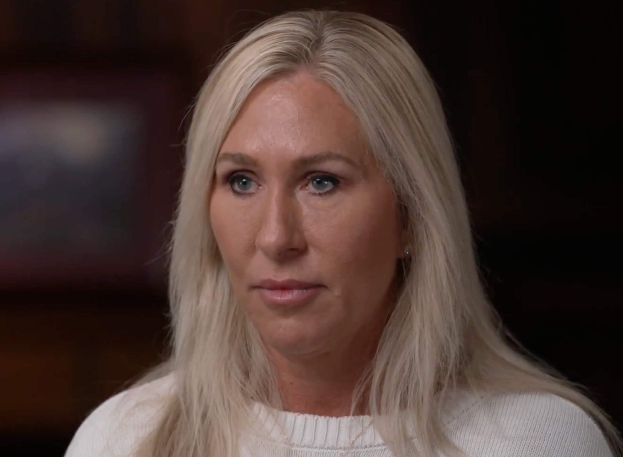 A deputada republicana Marjorie Taylor Green, da Geórgia, foi entrevistada por Leslie Stahl do 60 Minutes da CBS News no domingo sobre seu relacionamento fraturado com o presidente Donald Trump.