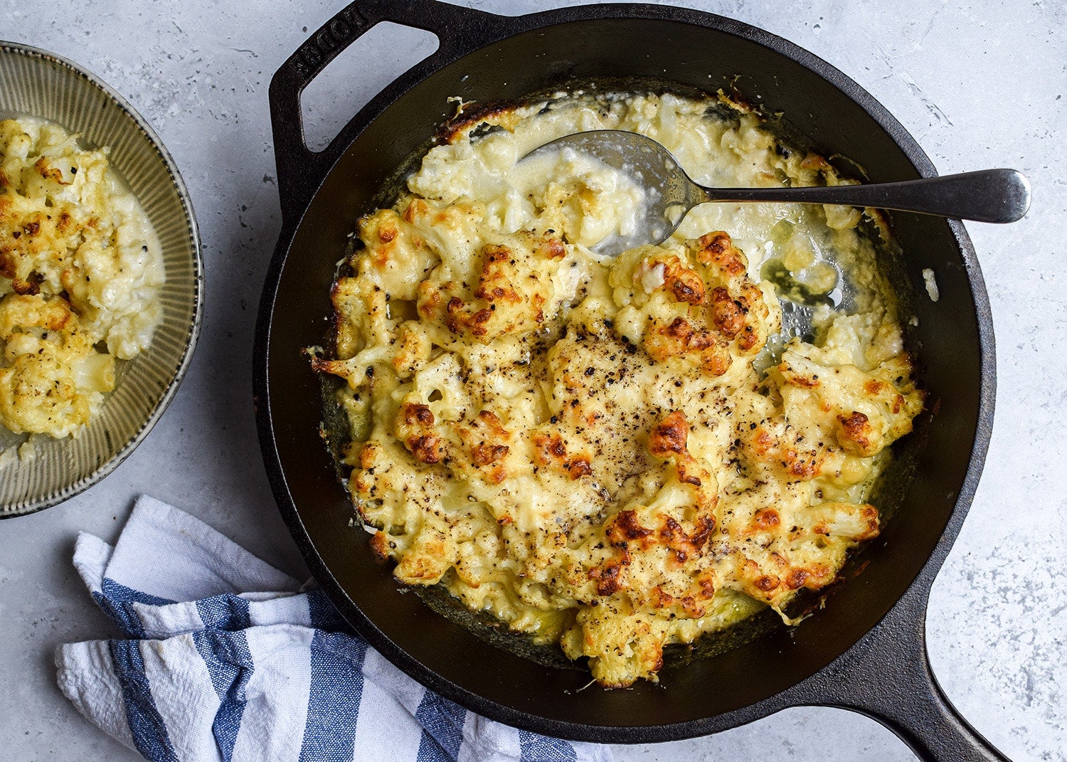 A Swiss-leaning cauliflower cheese where subtlety wins – ideal when the rest of the spread is doing the shouting