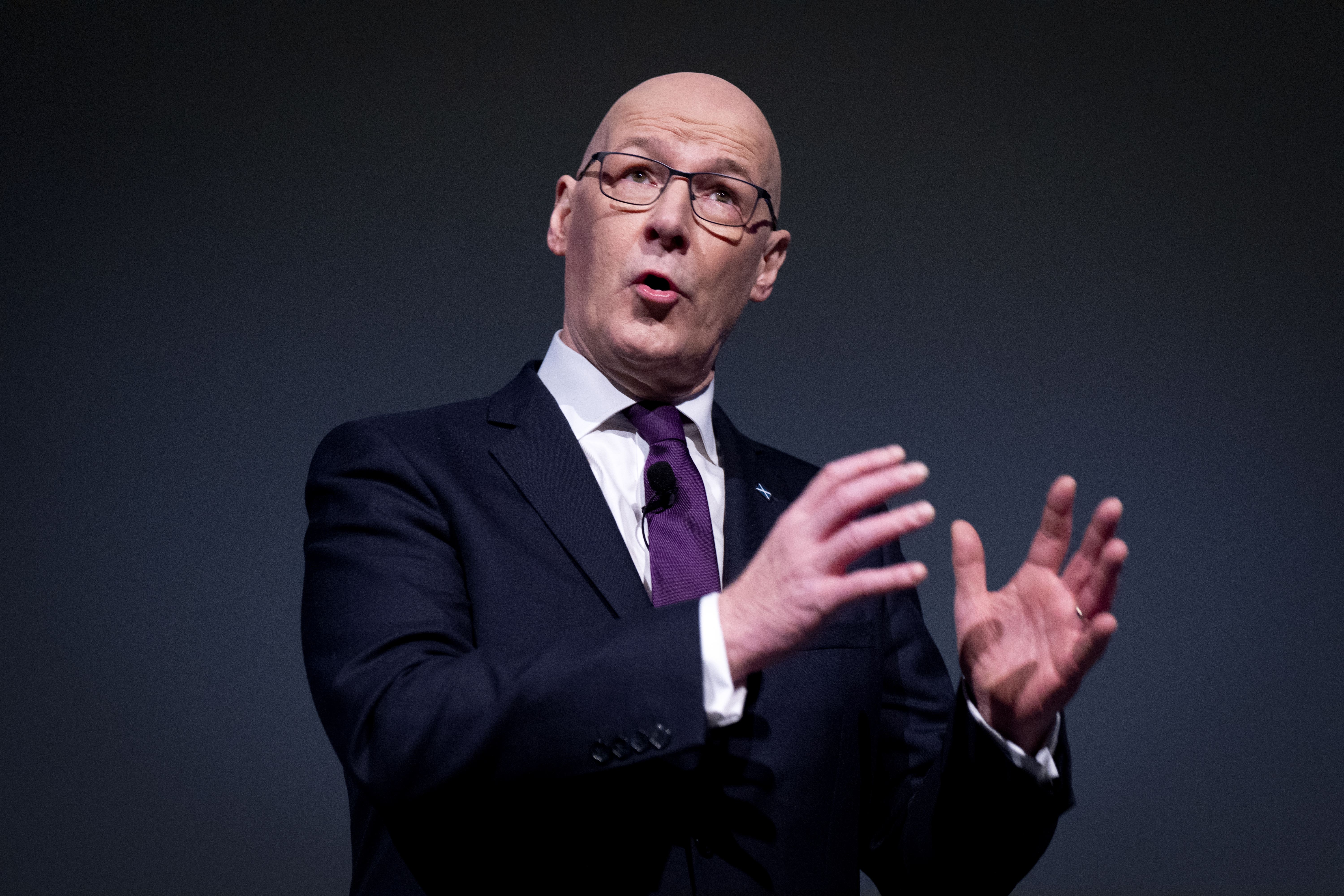 Energy bills could be cut by over a third in an independent Scotland, John Swinney has said (Jane Barlow/PA)