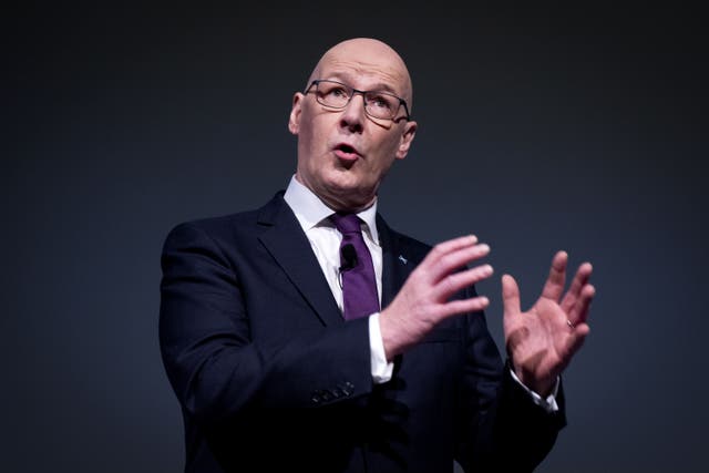 Energy bills could be cut by over a third in an independent Scotland, John Swinney has said (Jane Barlow/PA)