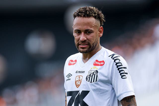 <p>Neymar faces a spell on the sidelines after helping Santos avoid the drop </p>