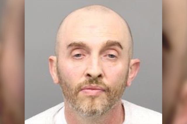 <p>James Landi (pictured), 43, was arrested December 5 in connection with the 2004 killing of Reynaldo Burts</p>