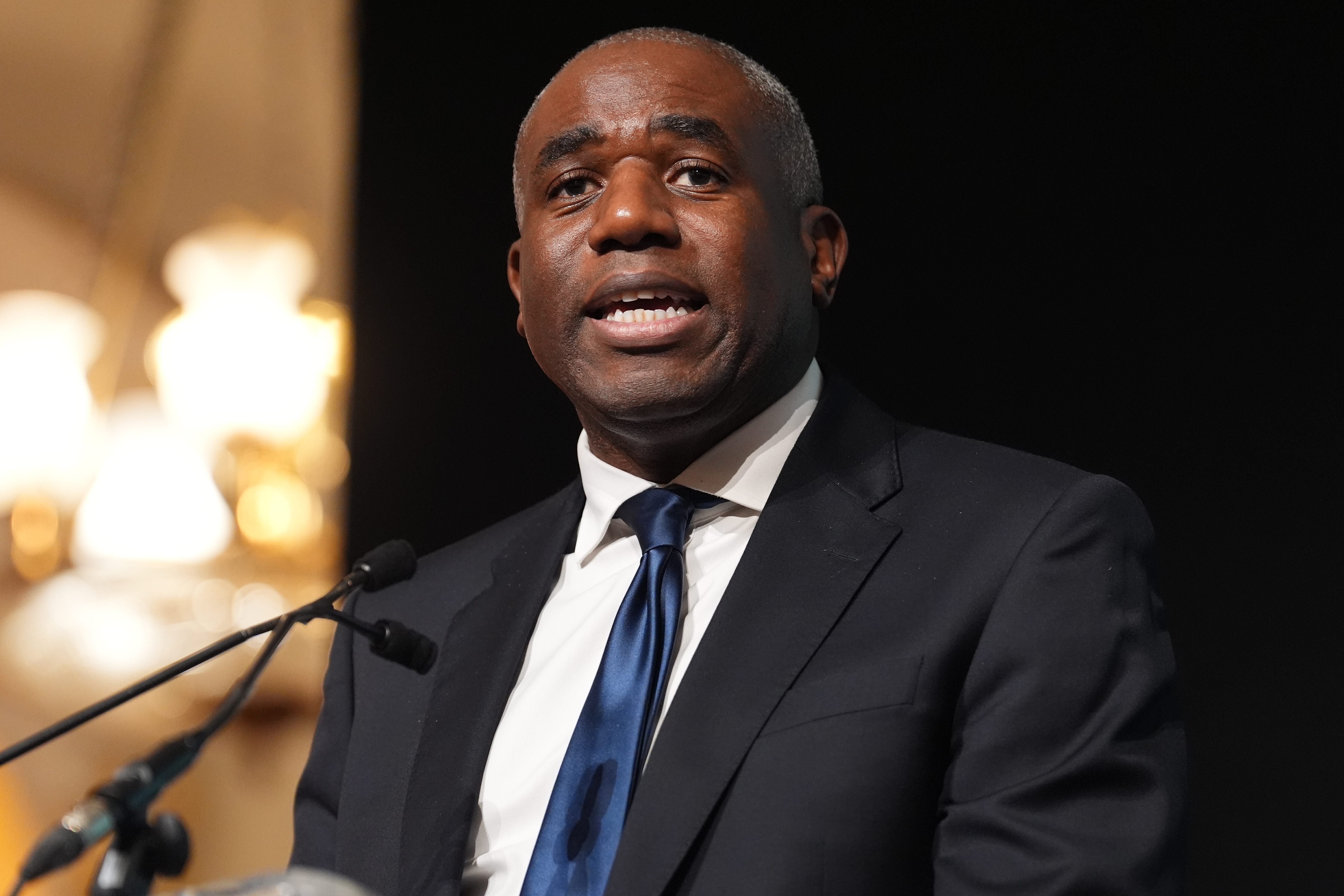 Deputy Prime Minister David Lammy is due to attend the Council of Europe on Wednesday (Lucy North/PA)