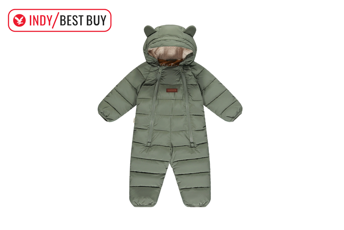 best baby snowsuit indybest review Toastie cloud quilted shell onesie