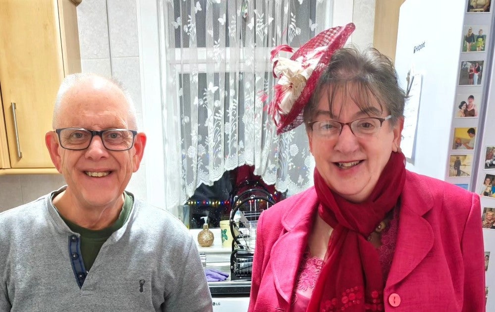 Mr Godsen with his wife Glenys