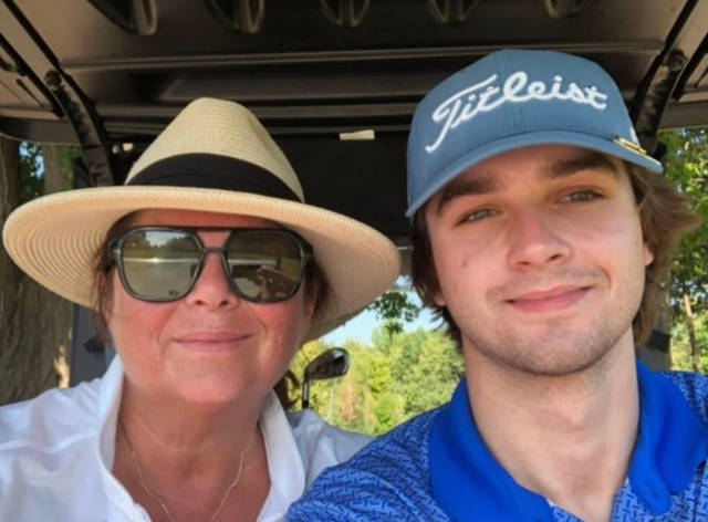 <p>Kathleen Toman handed out wristbands at the Ski World Cup in a fresh bid to find her missing son, Liam</p>