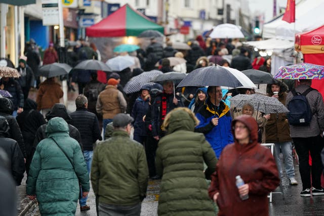 <p>The Met Office has issued several yellow weather warnings for heavy rain </p>