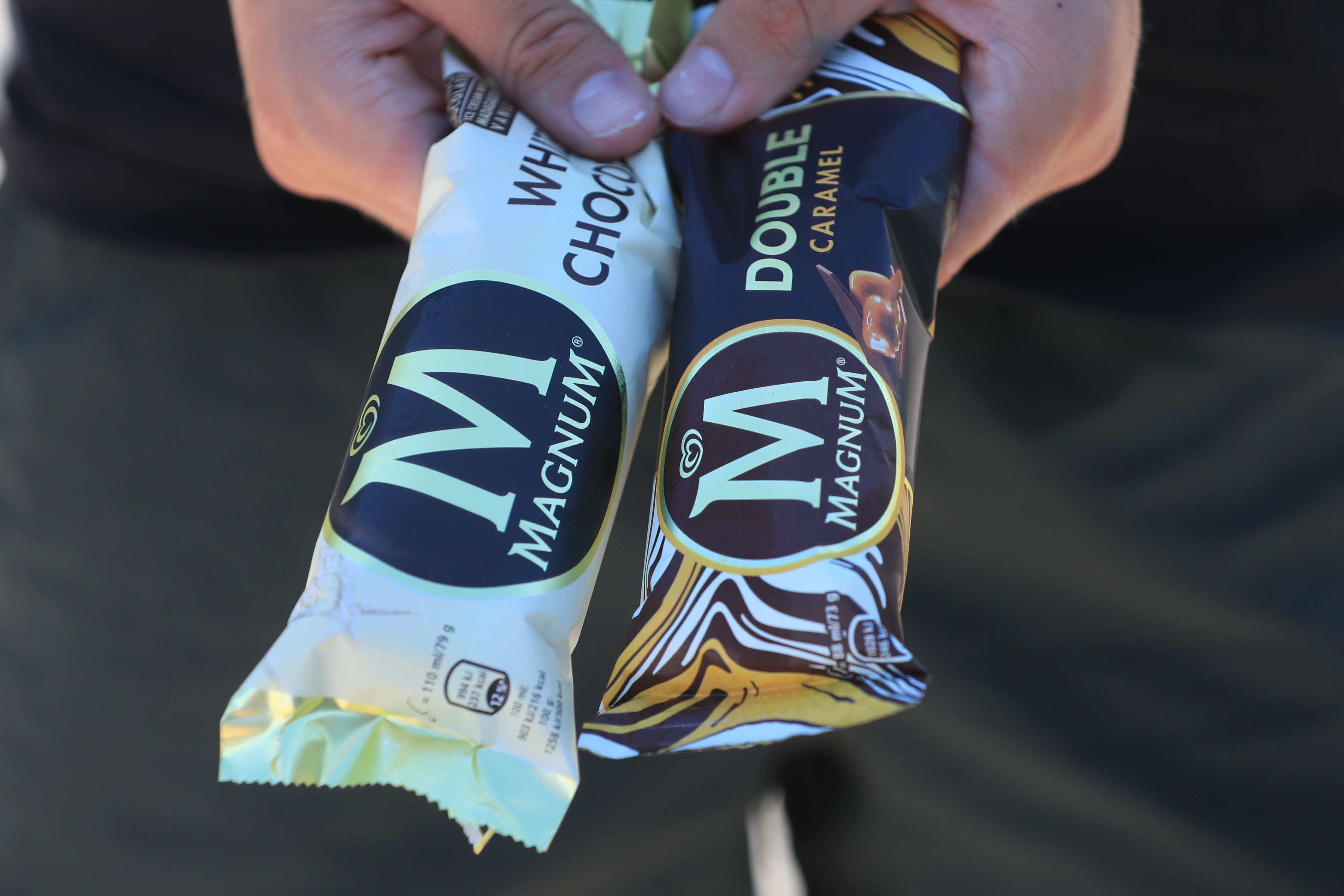 Unilever fell as Magnum Ice Cream began trading in Amsterdam, London and New York (Mike Egerton/PA)