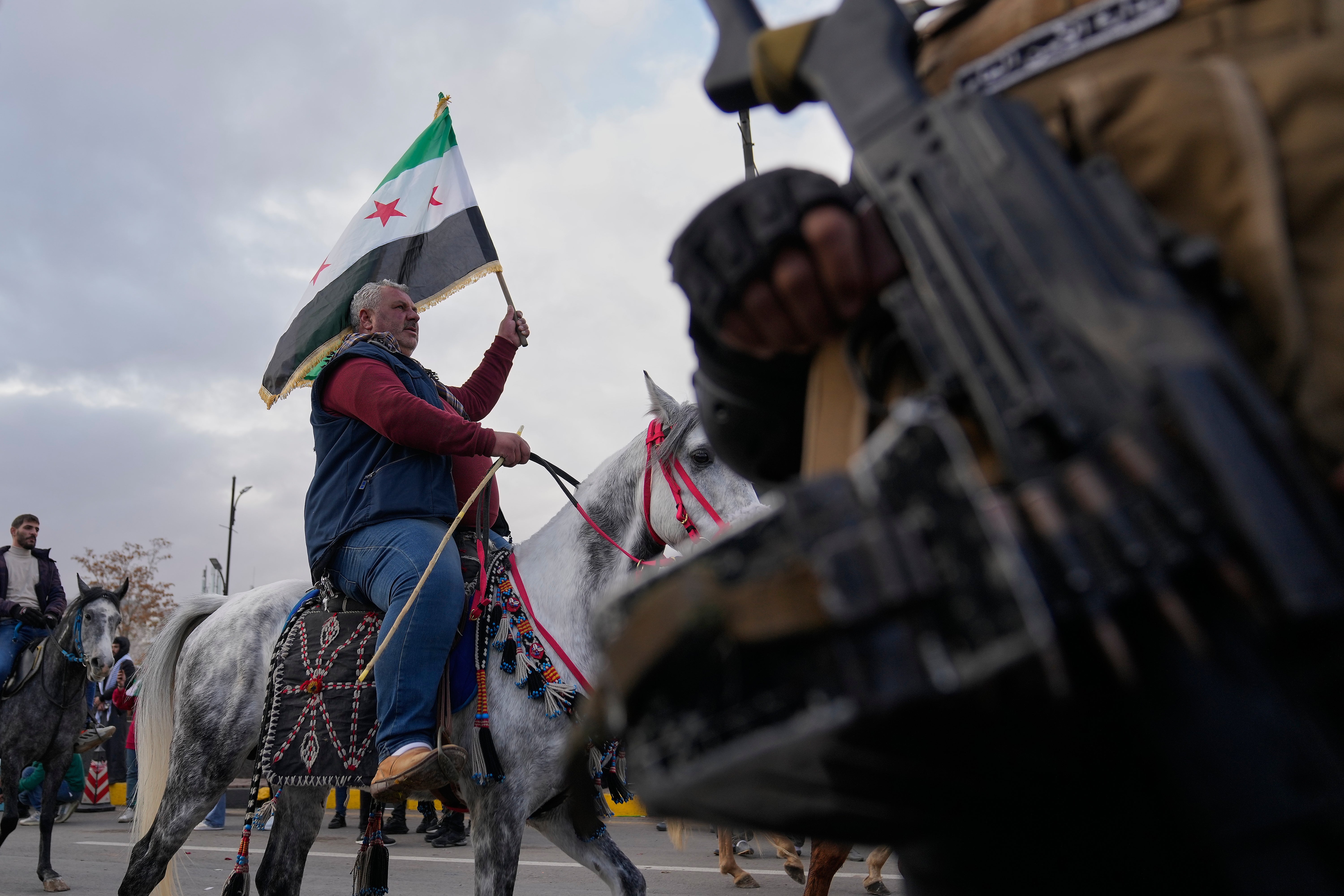 APTOPIX Syria Assad Fall Anniversary