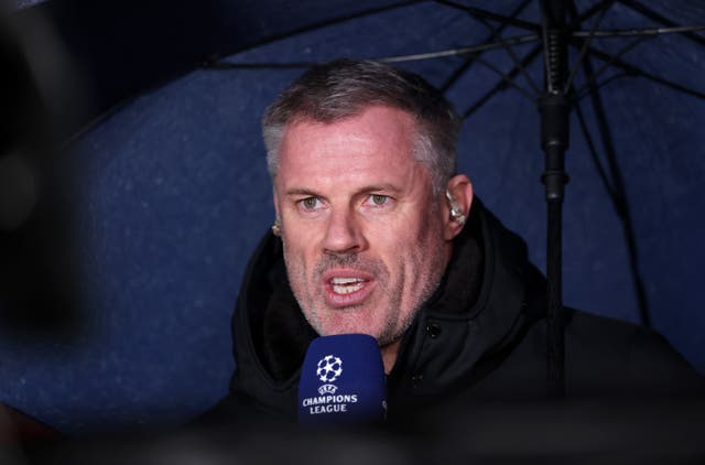<p>Jamie Carragher was name-checked by Salah during his rant </p>