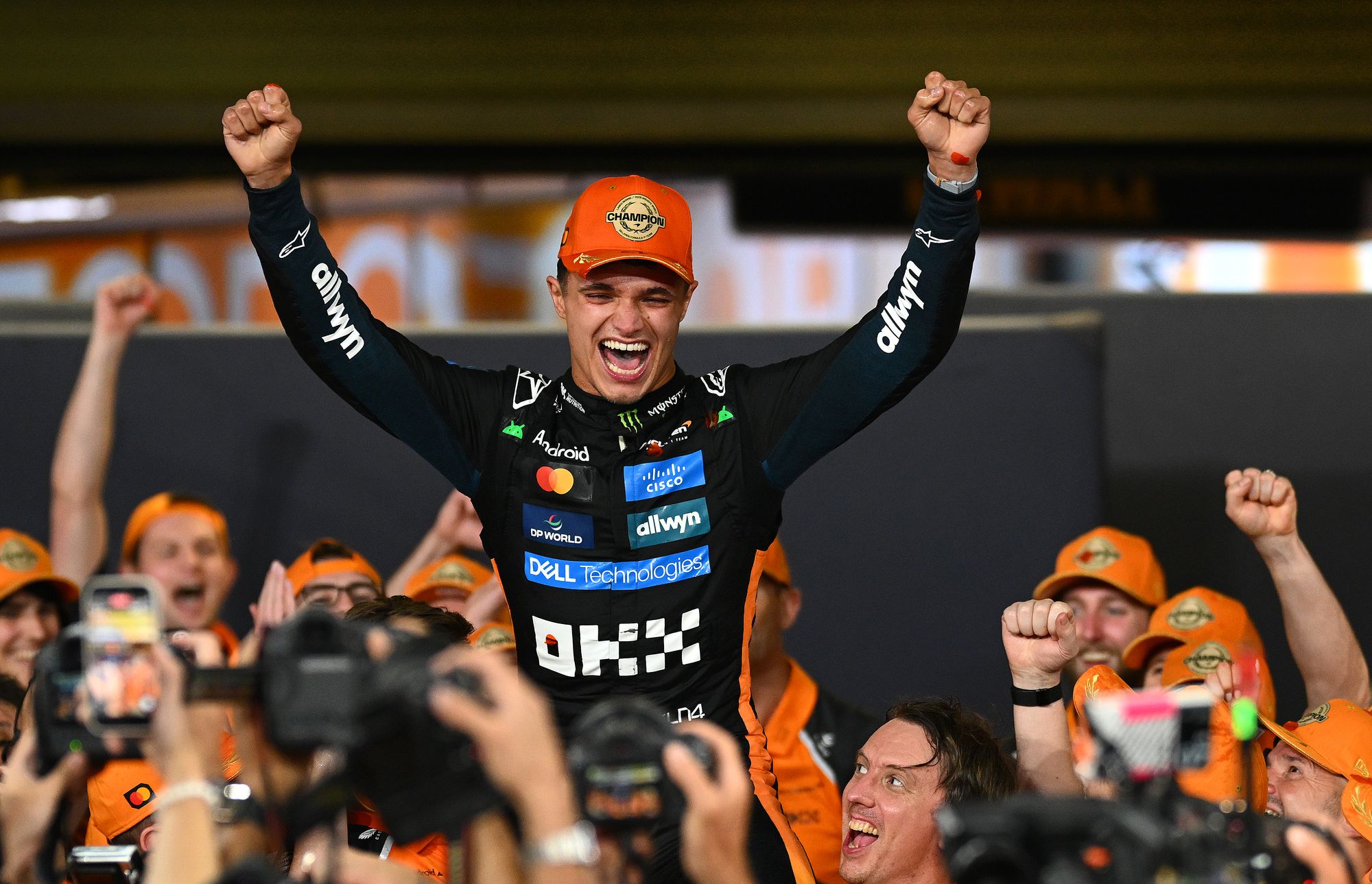 Norris became Britain’s 11th world champion as he edged Verstappen by two points at the final race of the season